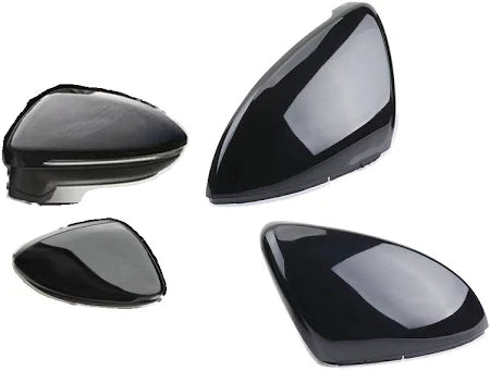 Mirror Cap Replacements For VW MK7 / MK7.5 GOLF - GTI, R, TSI (Gloss Black)