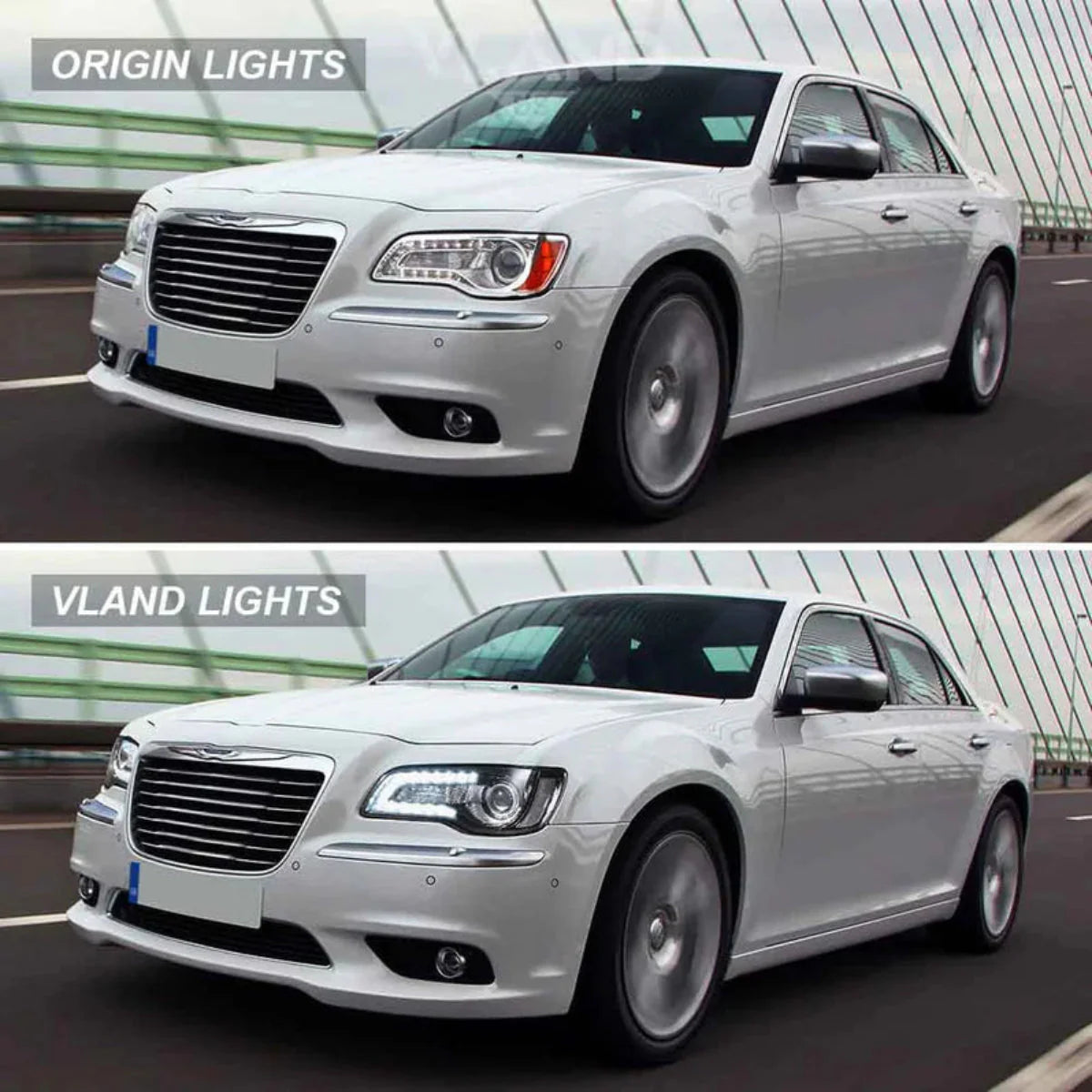 LED Projector Headlights for Chrysler 300 2011–2023