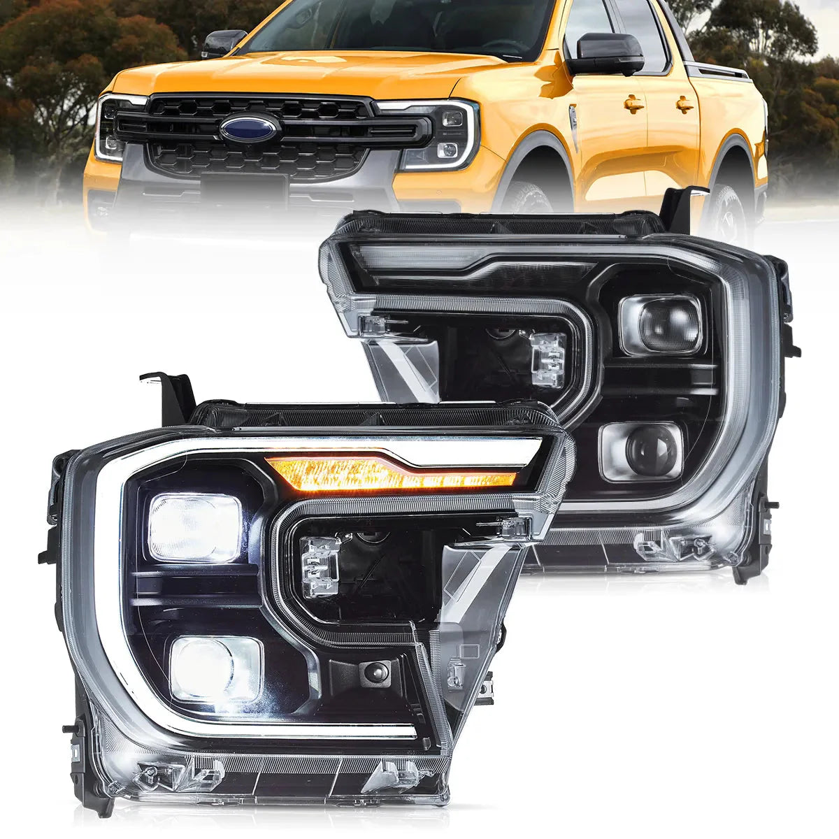 LED Headlights for Ford Ranger T9 2022–2025