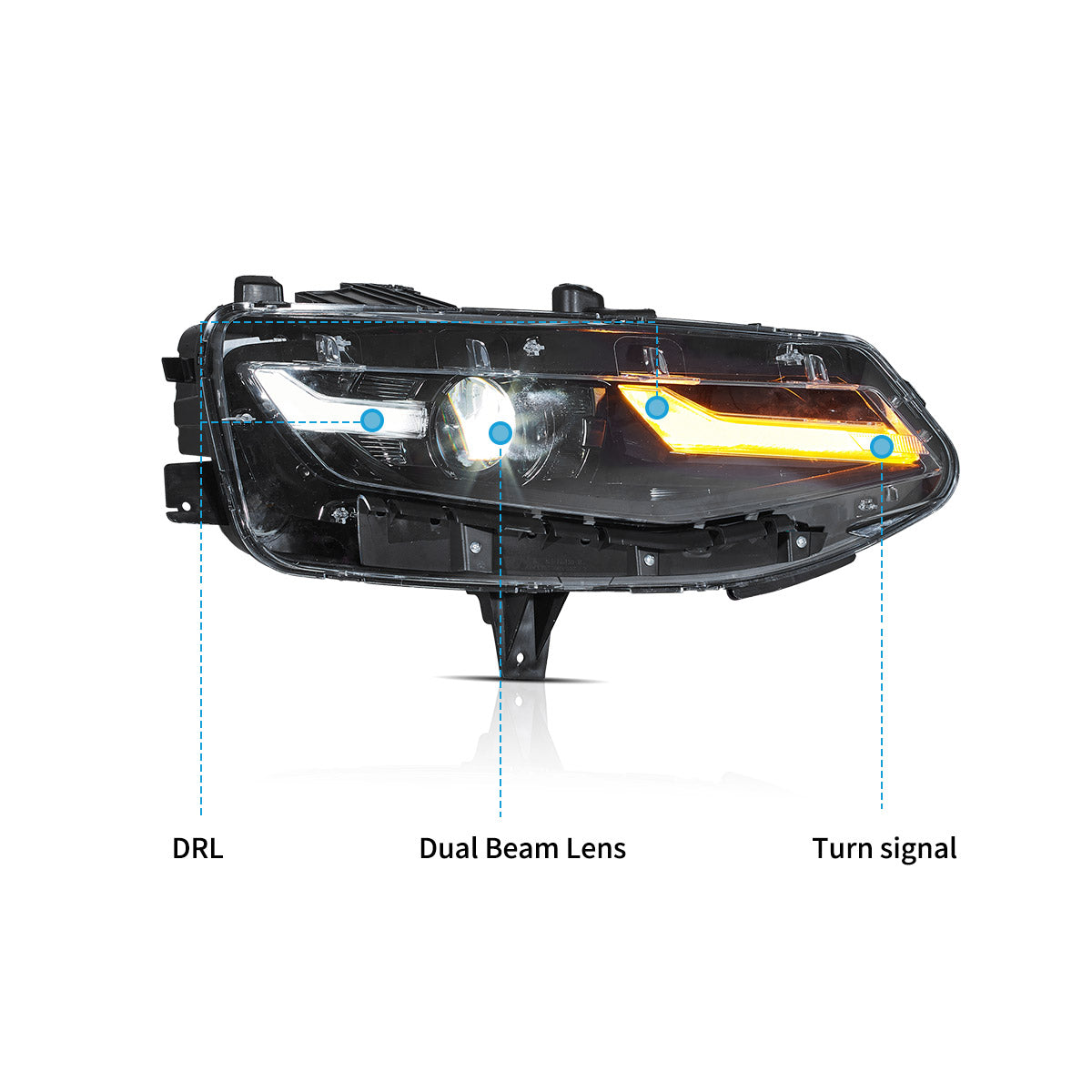 LED Headlights for Chevrolet/Chevy Camaro 2019–2024