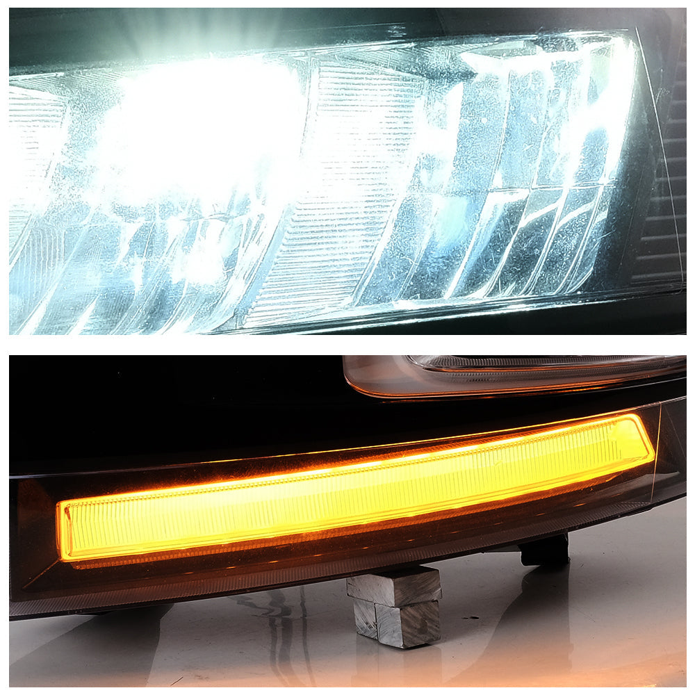 LED Headlights 2007–2013 Chevrolet Silverado 1500 2500HD 3500HD