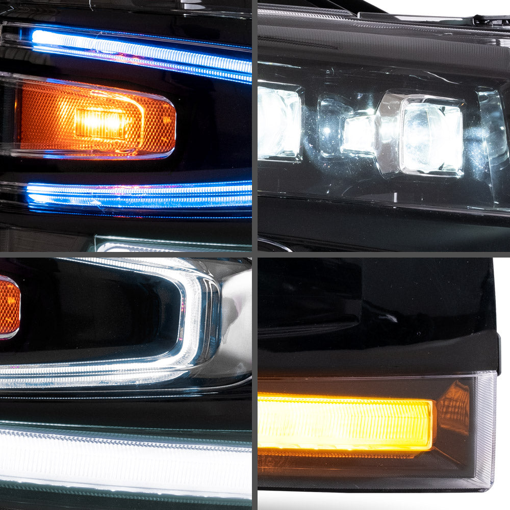 LED Headlights for Chevrolet Silverado 1500 2500HD 3500HD 2007–2013
