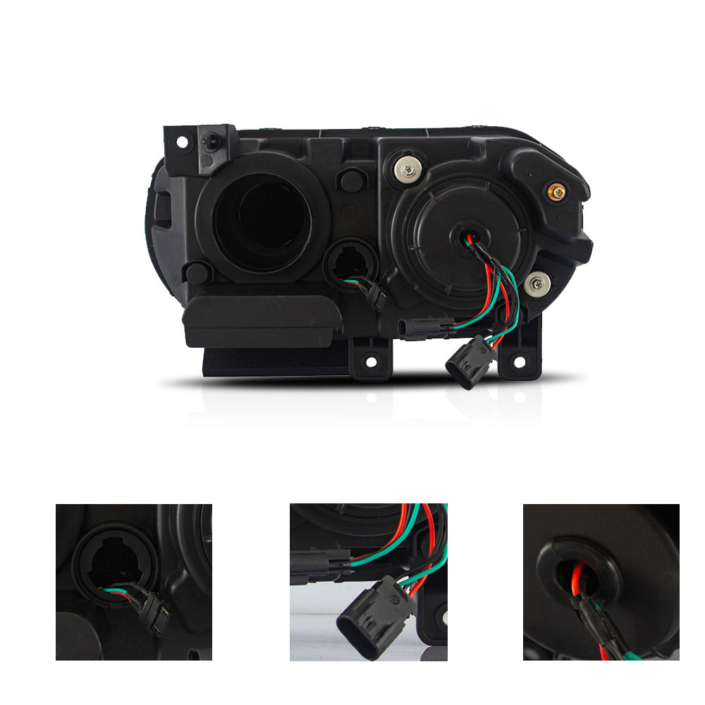 LED Headlights RGB Style for Dodge Challenger 2008–2014