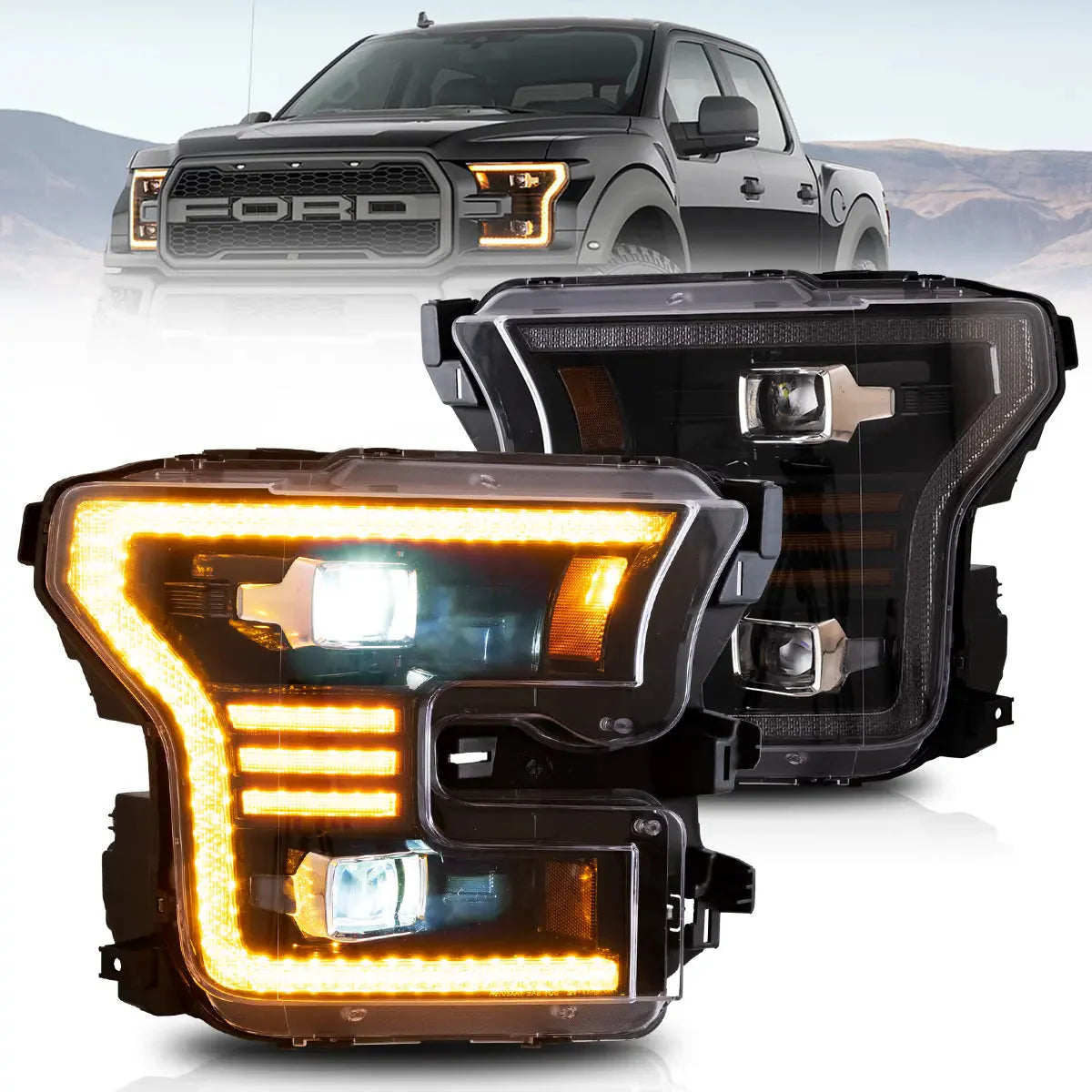 LED Headlights for Ford F150 2015–2017