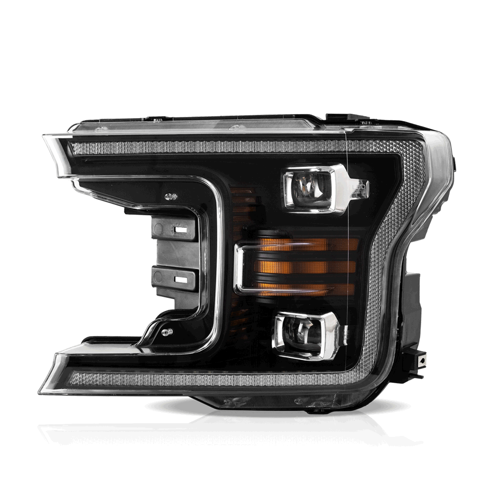 LED Dual Beam Headlights for Ford F150 2018–2020