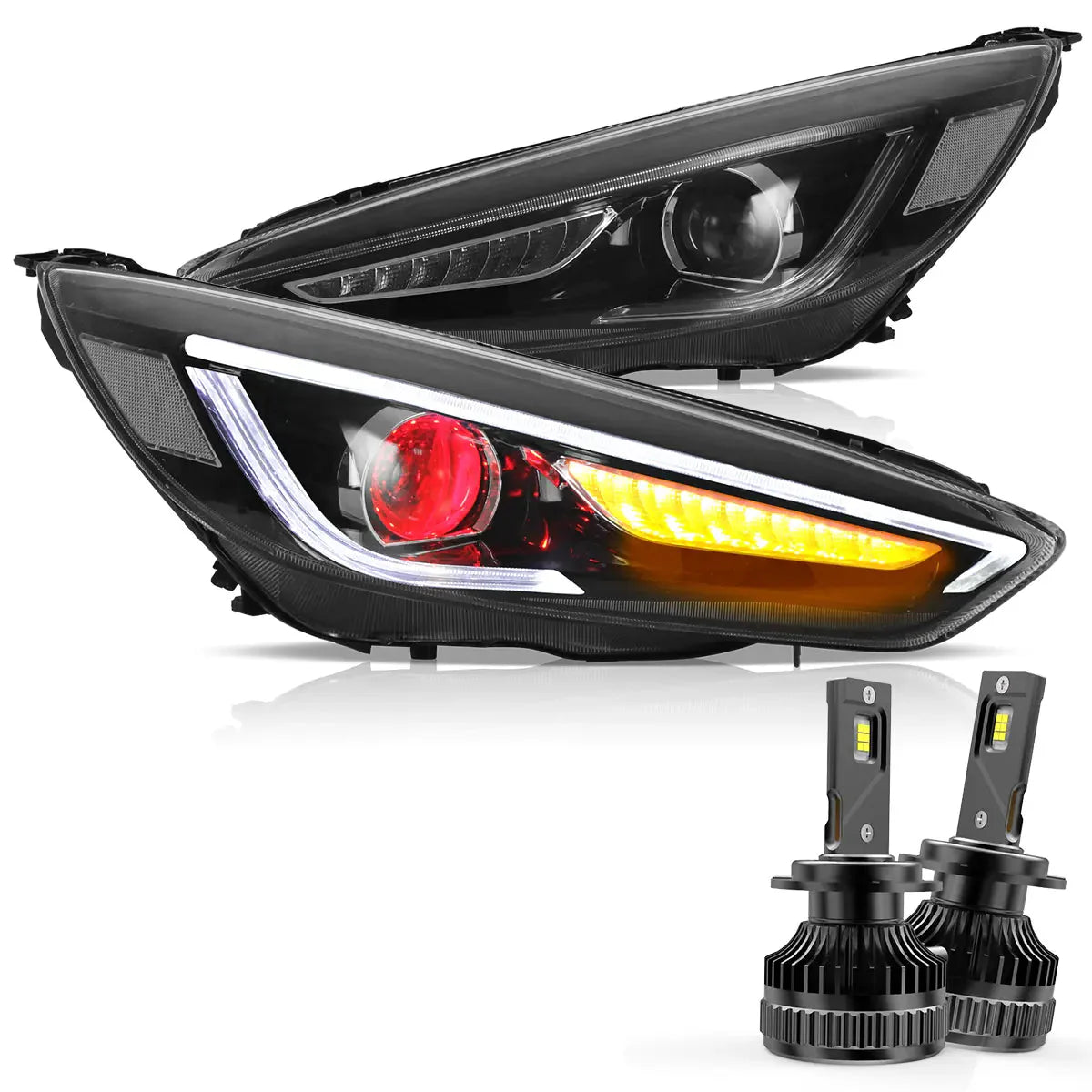 LED Headlights for Ford Focus Mk III Facelift (mk 3.5) 2015–2019