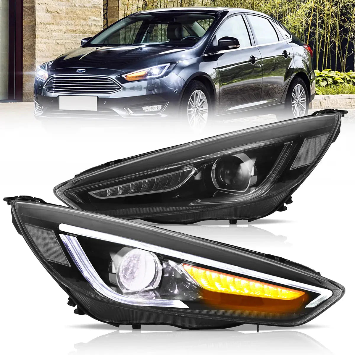 LED Headlights for Ford Focus Mk III Facelift (mk 3.5) 2015–2019