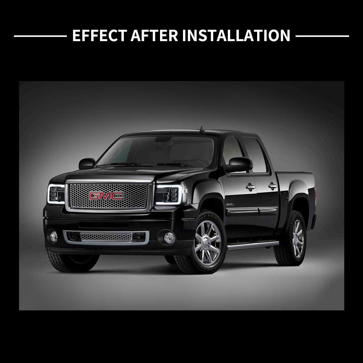 LED Headlights for GMC Sierra 1500 2500HD 3500HD 2007–2013