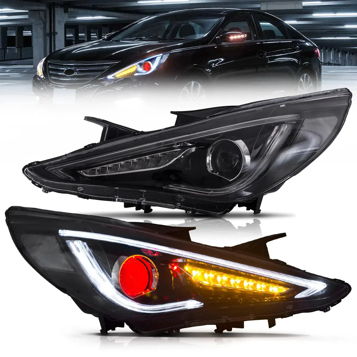 LED Headlights for Hyundai Sonata 2011–2014