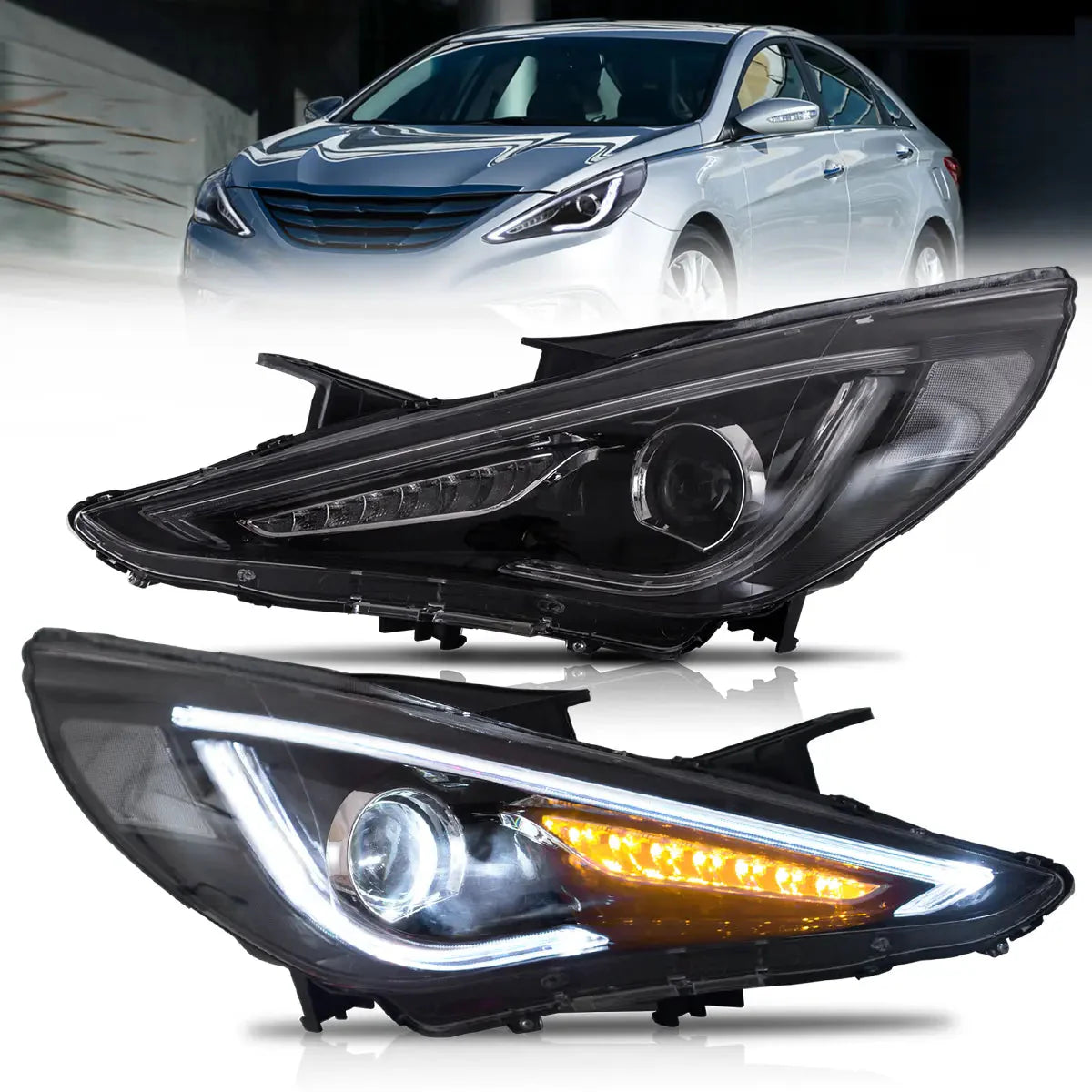 LED Headlights for Hyundai Sonata 2011–2014