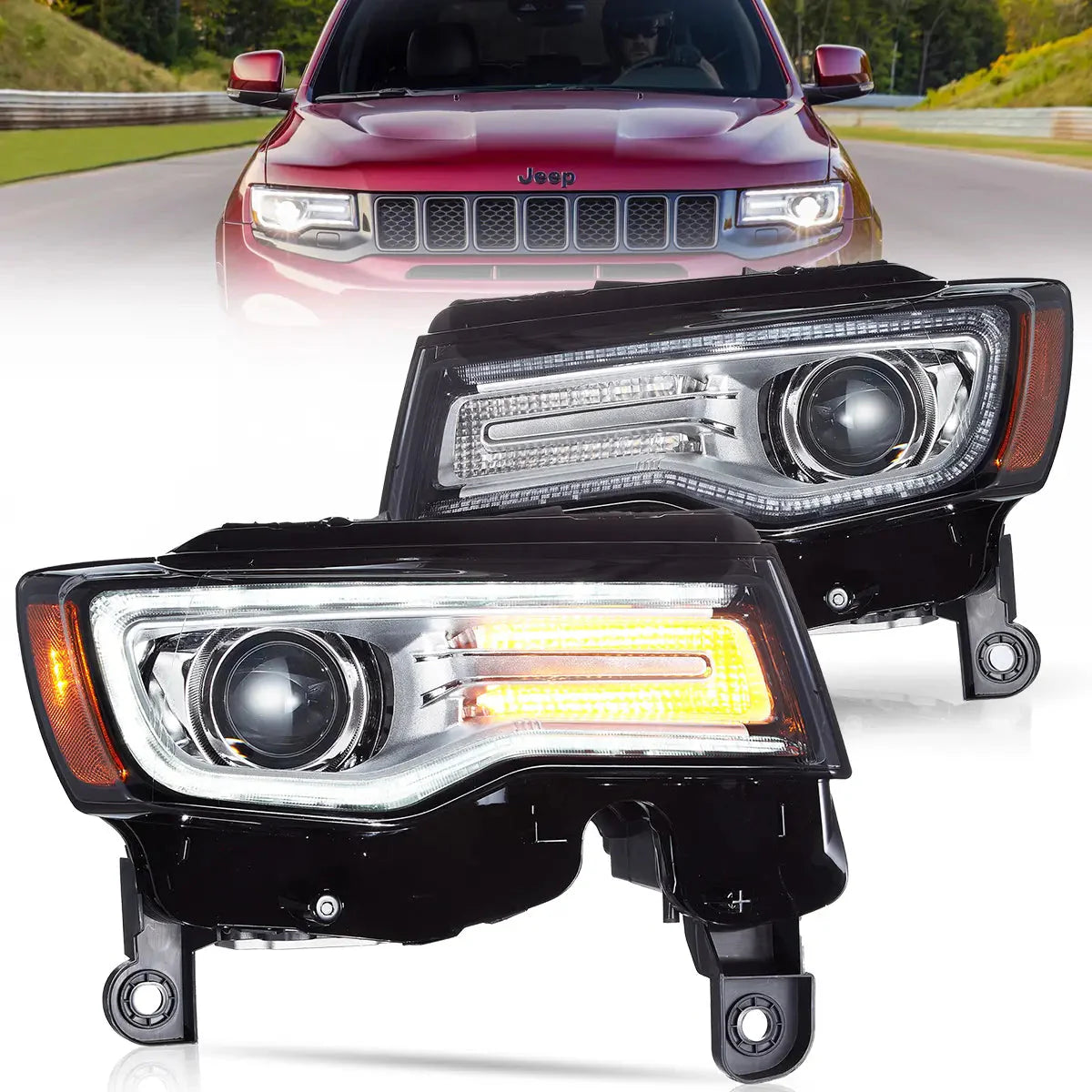 LED Headlights for Jeep Grand Cherokee 2014–2022