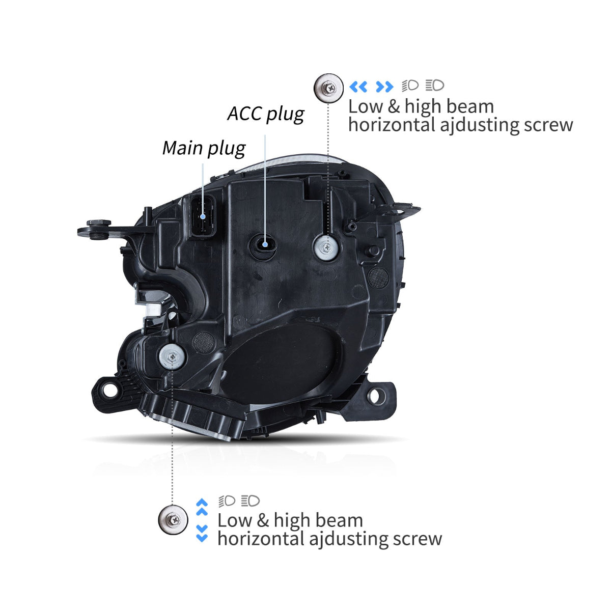 LED Headlights for Mini Countryman R60 2010–2016