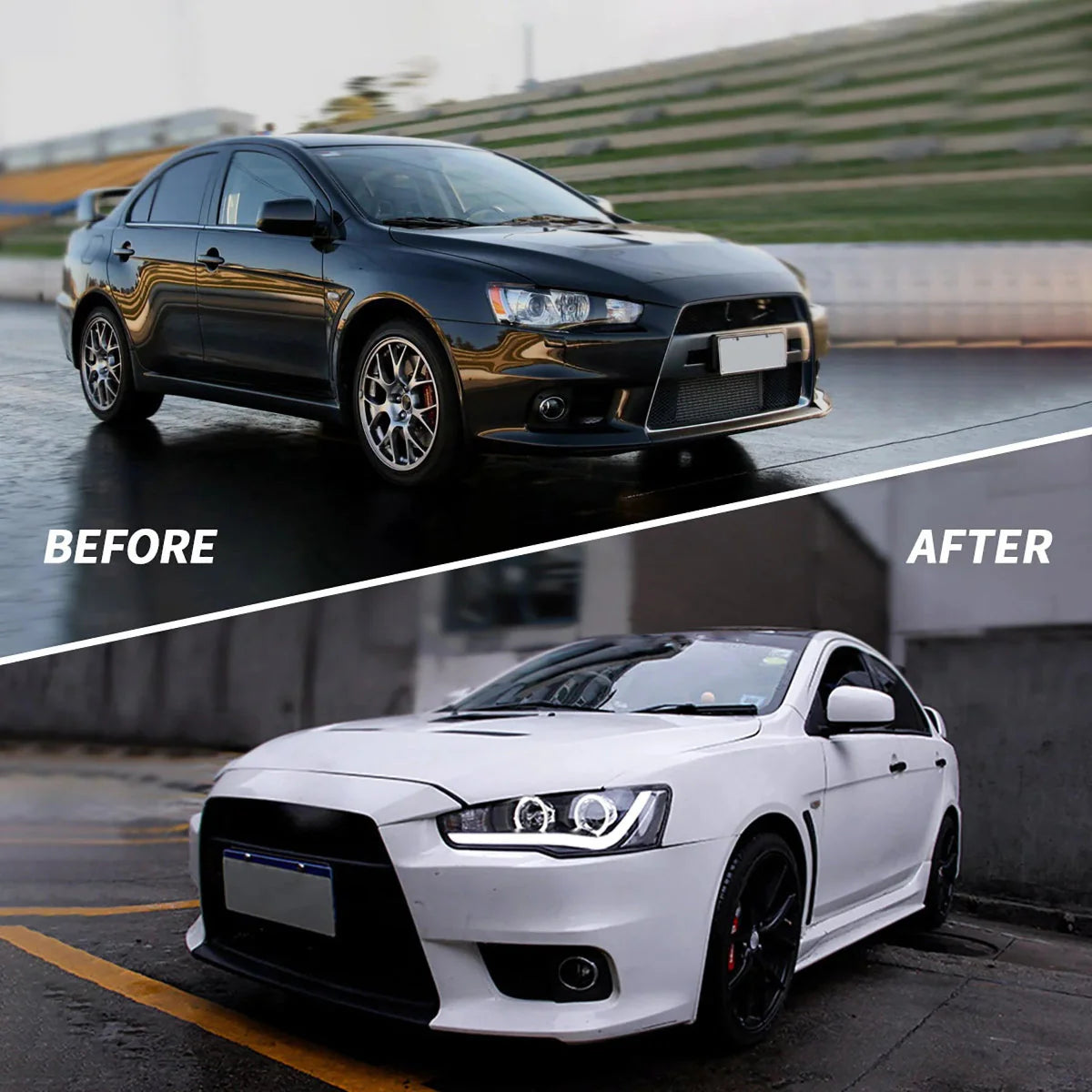 LED Headlights for Mitsubishi Lancer / EVO X 2008–2017