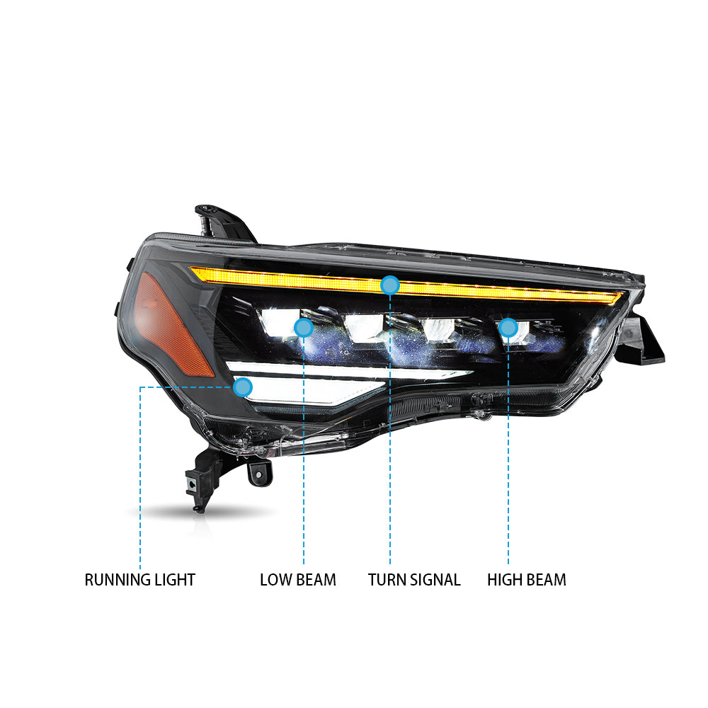 LED Headlights for Toyota 4Runner 2014–2024