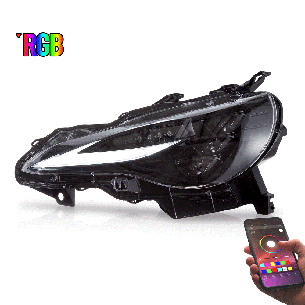 RGB LED Headlights for Toyota 86 & Scion FR-S & Subaru BRZ 2012–2021
