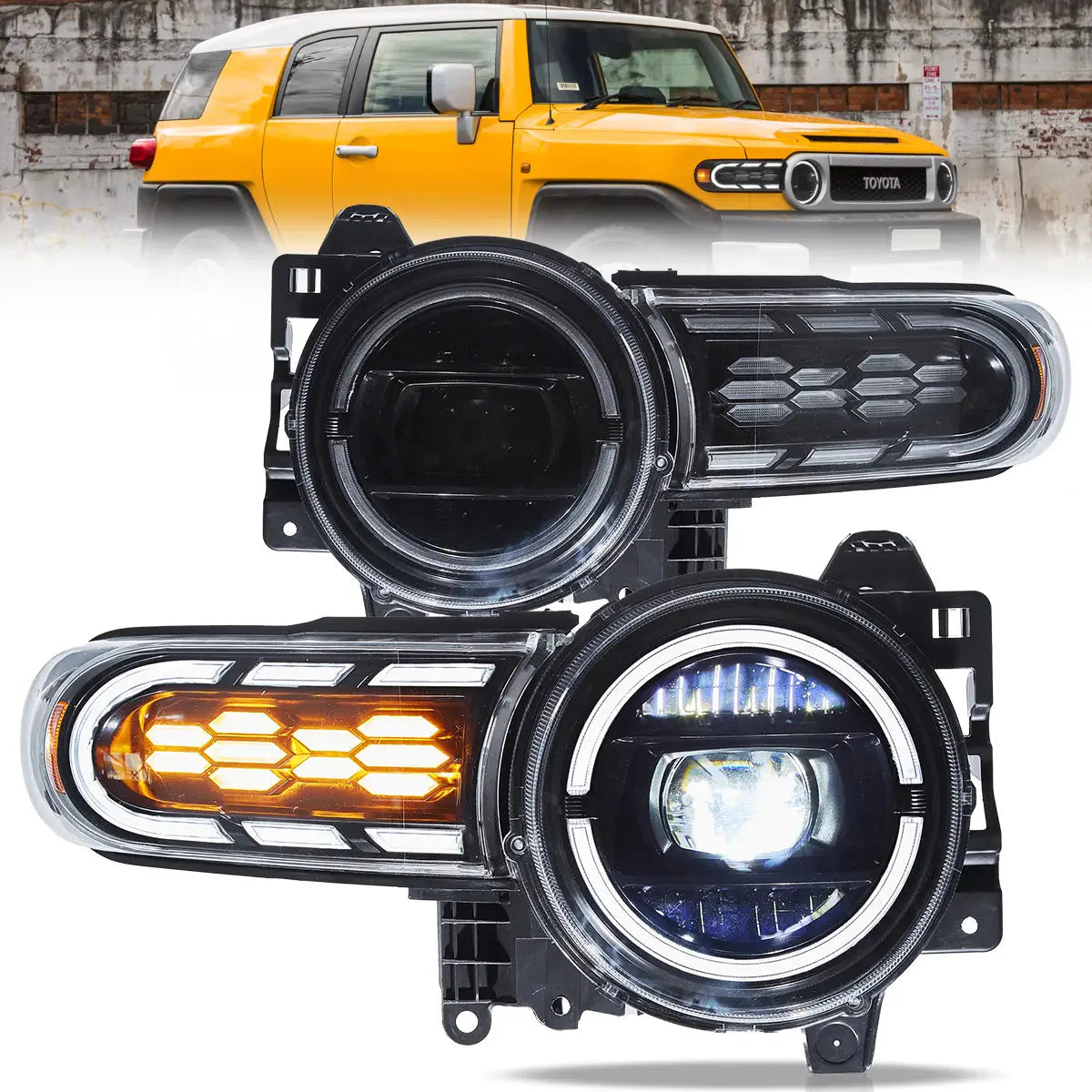 LED Headlights for Toyota Fj Cruiser XJ10 2006–2022