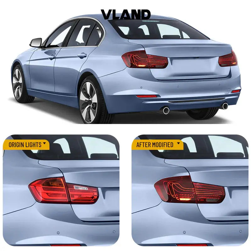 BMW 3 Series F30 F35 M3 F80 Laser Style Tail Lights 2012–2019