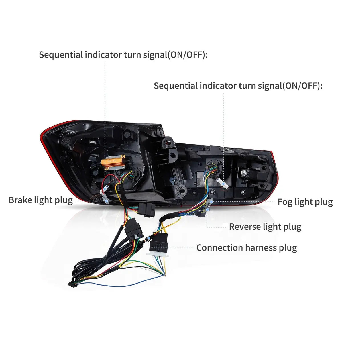 BMW 3 Series F30 F35 M3 F80 Laser Style Tail Lights 2012–2019