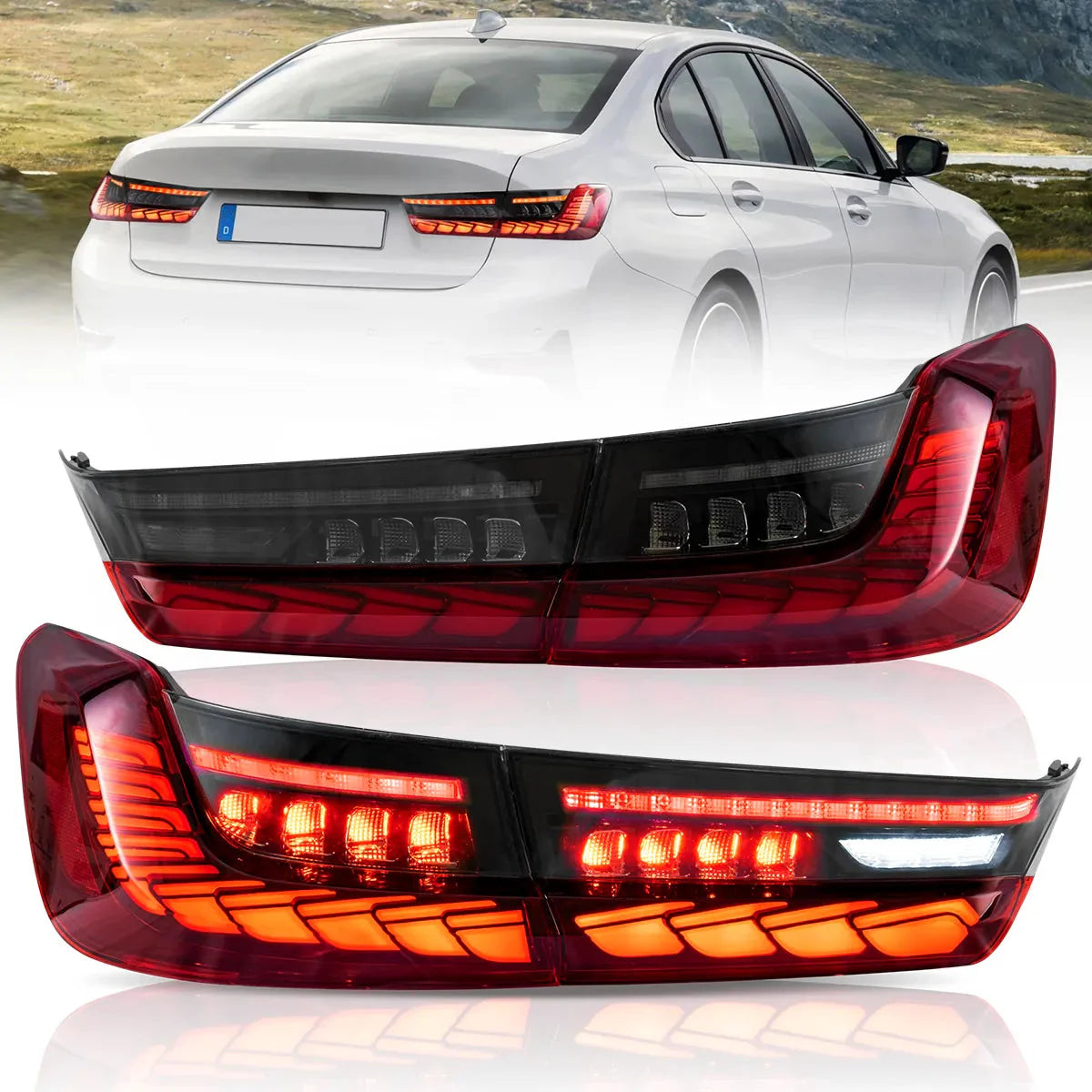 BMW 3-Series G20/G28/G80 OLED Tail Lights 2020–2024