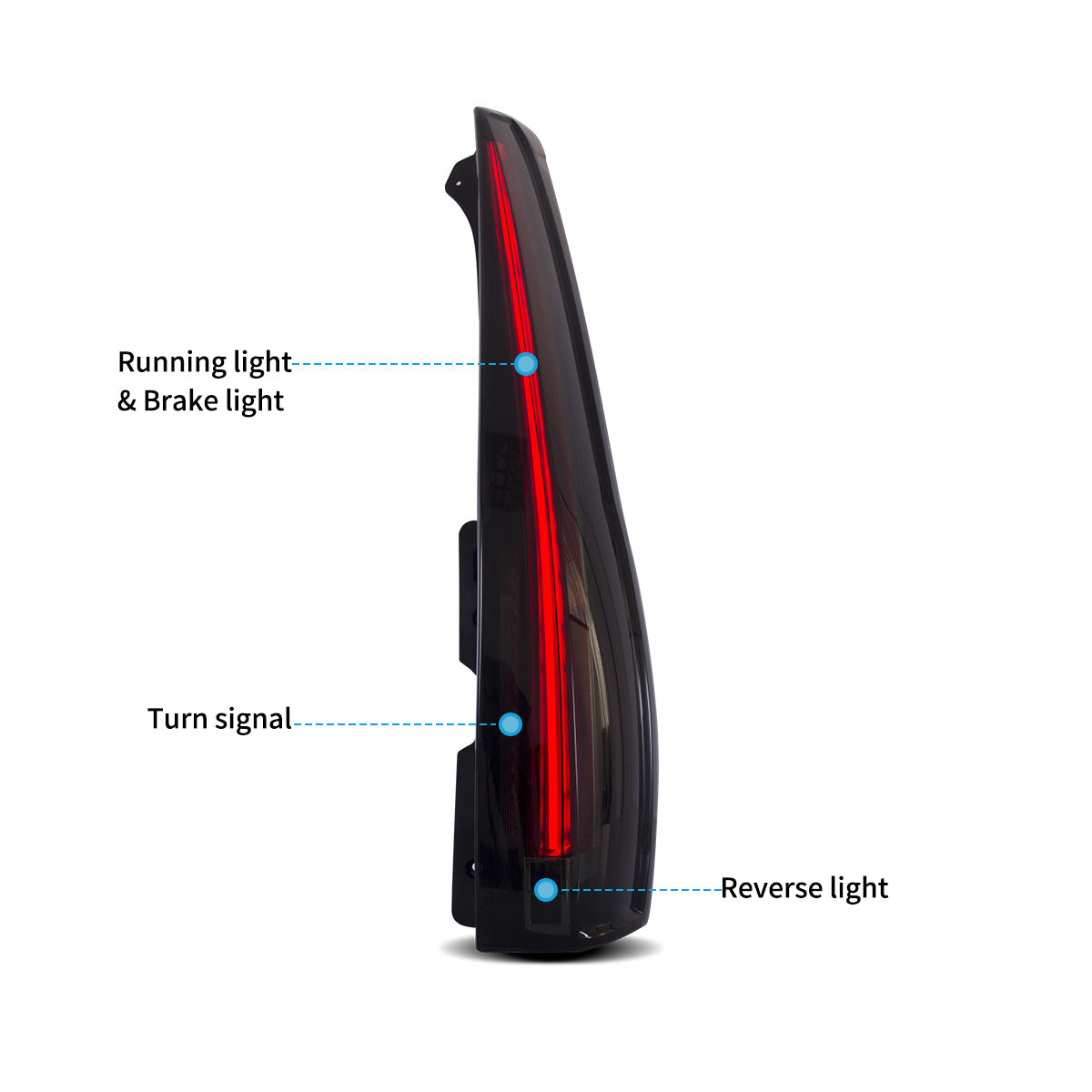 LED Tail Lights for Cadillac Escalade / ESV 2007–2014