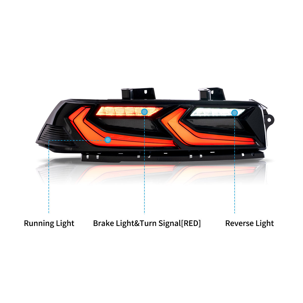 LED Tail Lights for 2014 2015 Chevrolet Camaro