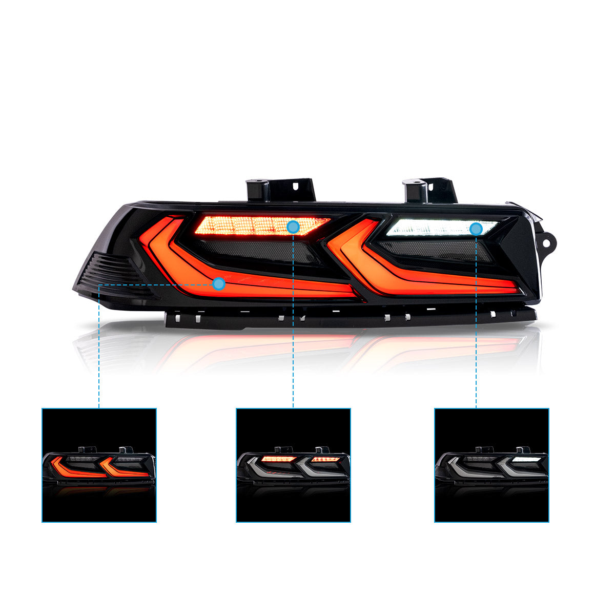 LED Tail Lights for 2014 2015 Chevrolet Camaro