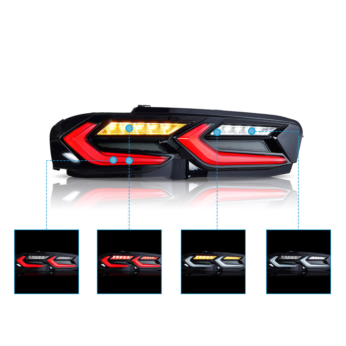 LED Tail Lights for Chevrolet Camaro 2019–2024