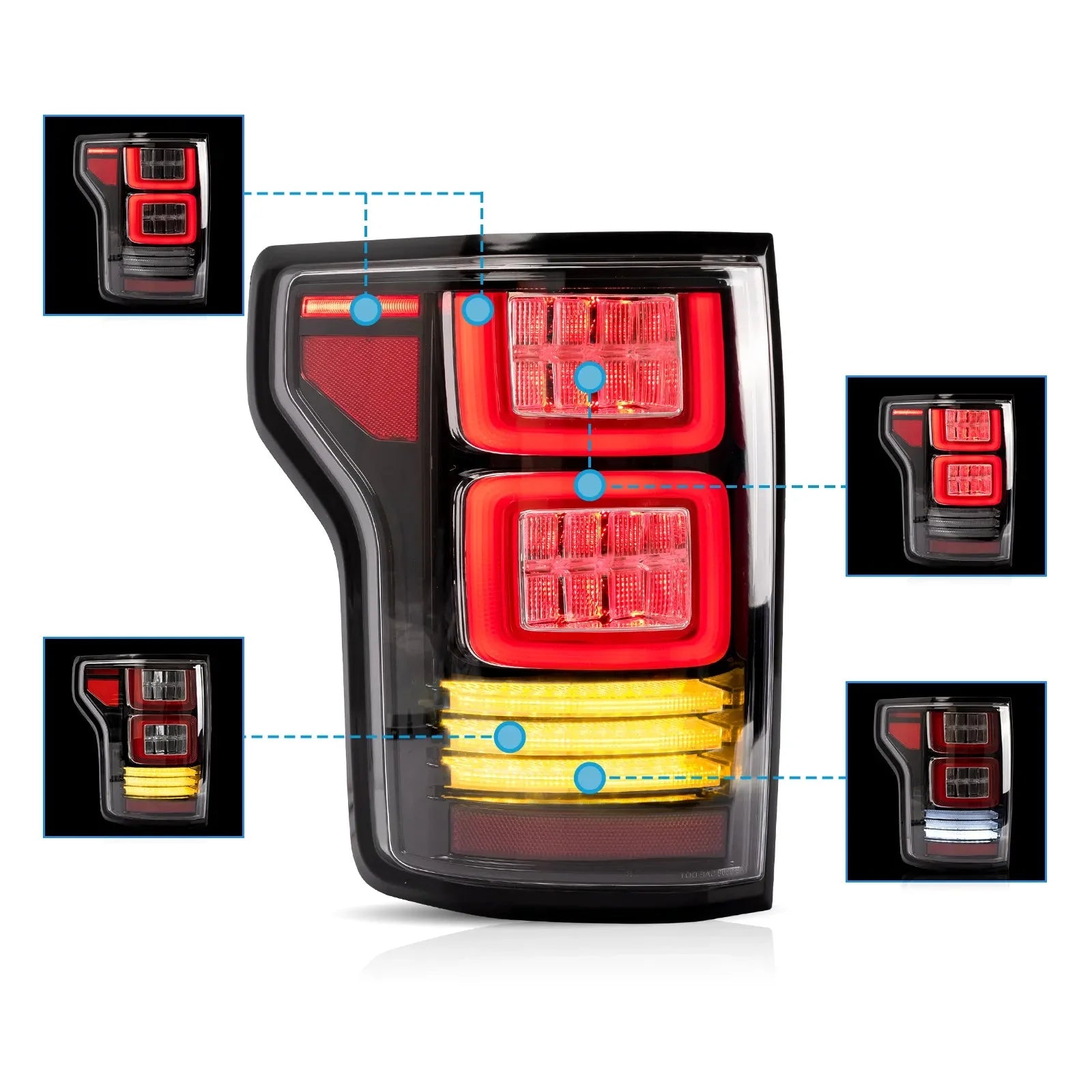 LED Tail Lights for Ford F150 2015–2020