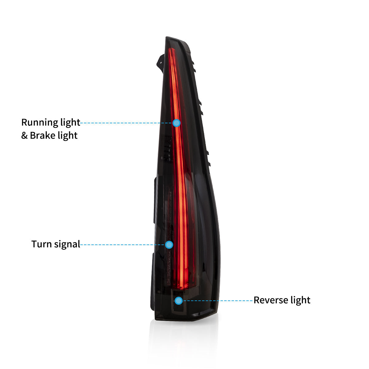 LED Tail Lights for GMC Yukon Chevrolet Tahoe Suburban 2007–2014