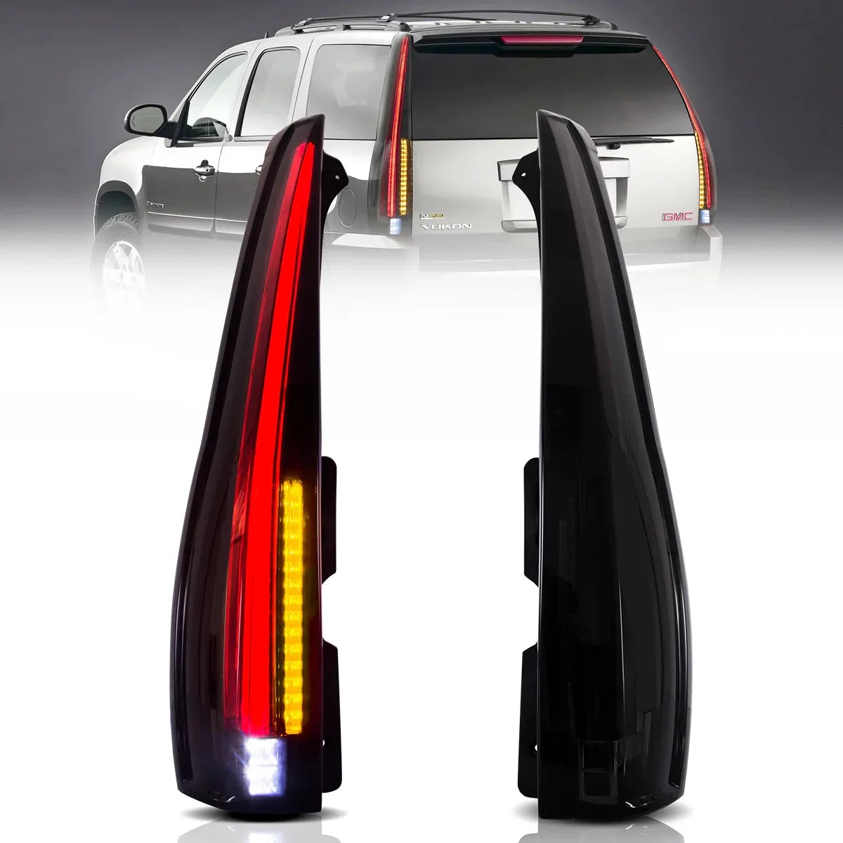 LED Tail Lights for GMC Yukon Chevrolet Tahoe Suburban 2007–2014