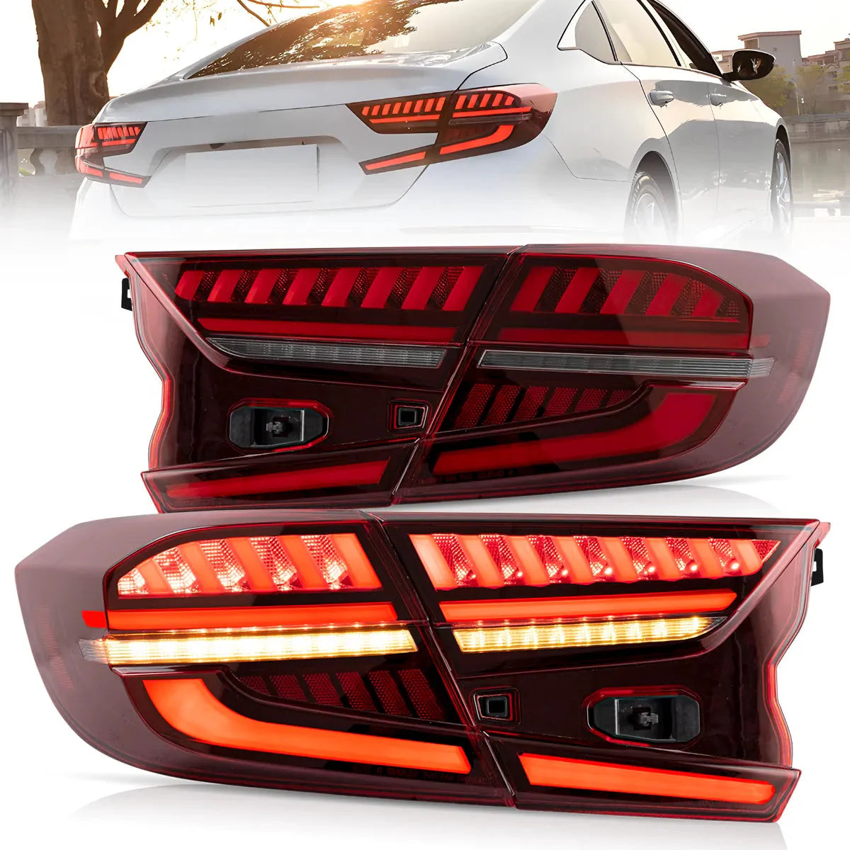 LED Tail Lights for Honda Accord 2018–2022 Sedan