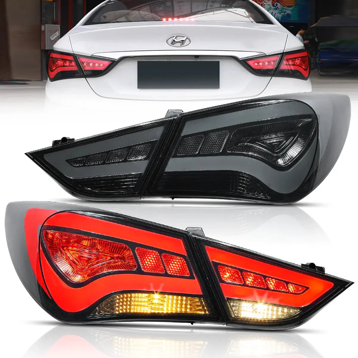 LED Tail Lights for Hyundai Sonata 2011–2014
