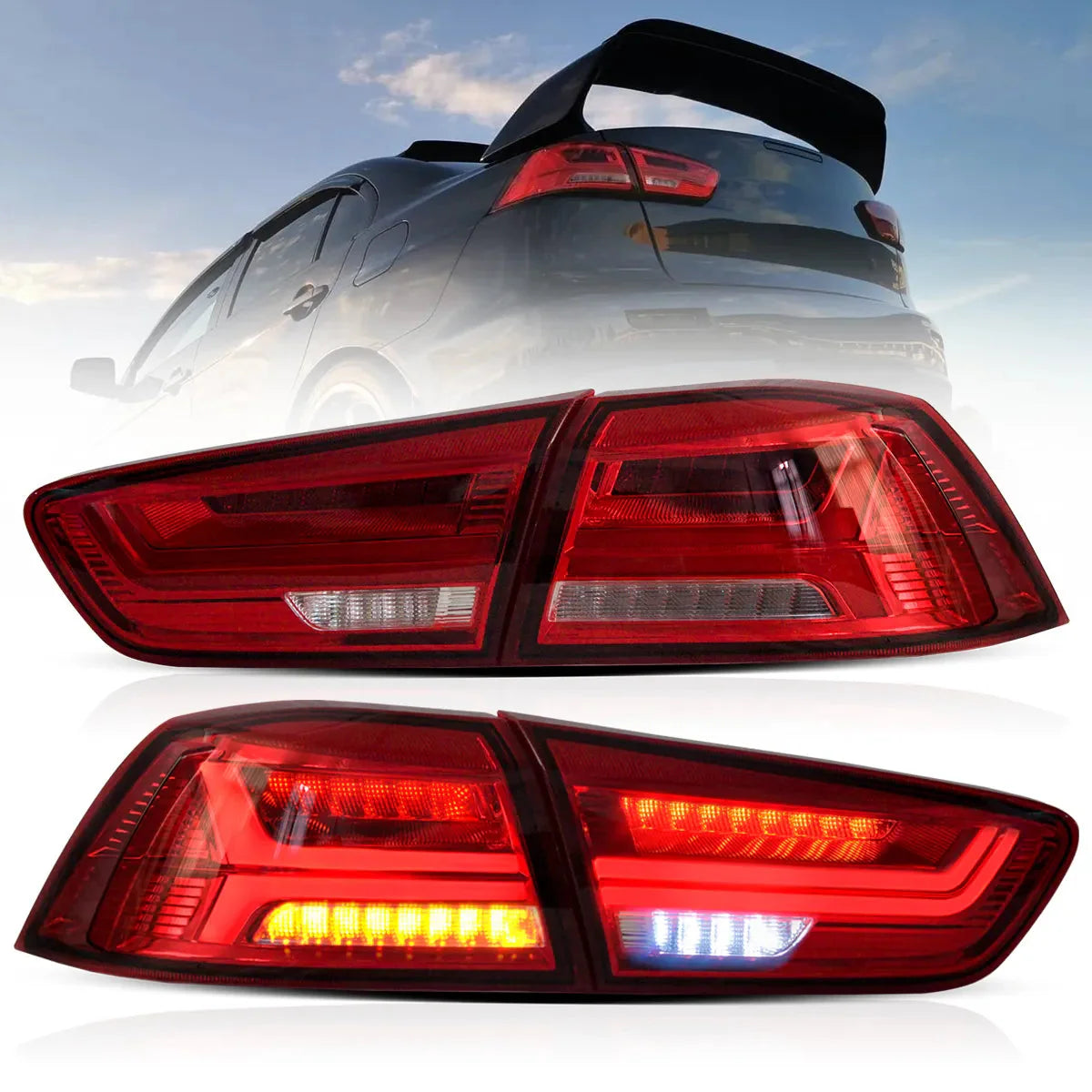 LED Tail Lights for Mitsubishi Lancer / EVO X 2008–2017