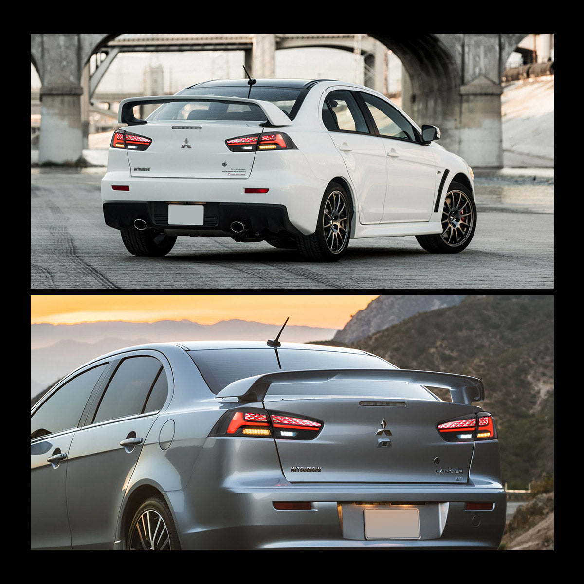 LED Tail Lights for Mitsubishi Lancer /EVO X 2008–2017