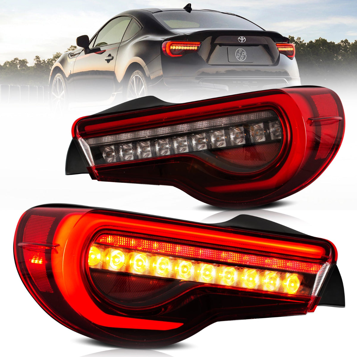 LED Tail Lights for Toyota 86 & Subaru BRZ & Scion FR-S 2012–2021