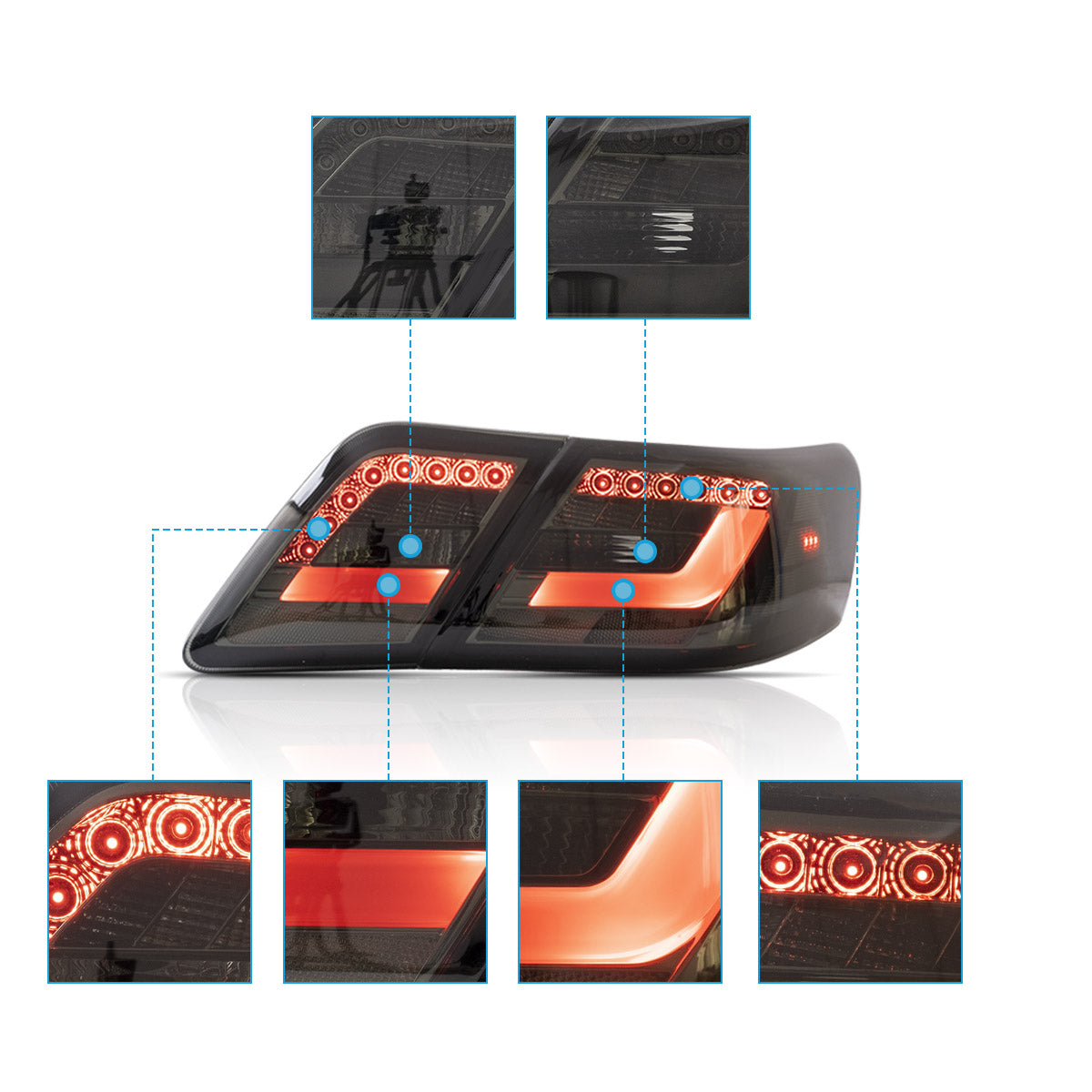 LED Tail Lights for Toyota Camry 2007–2011