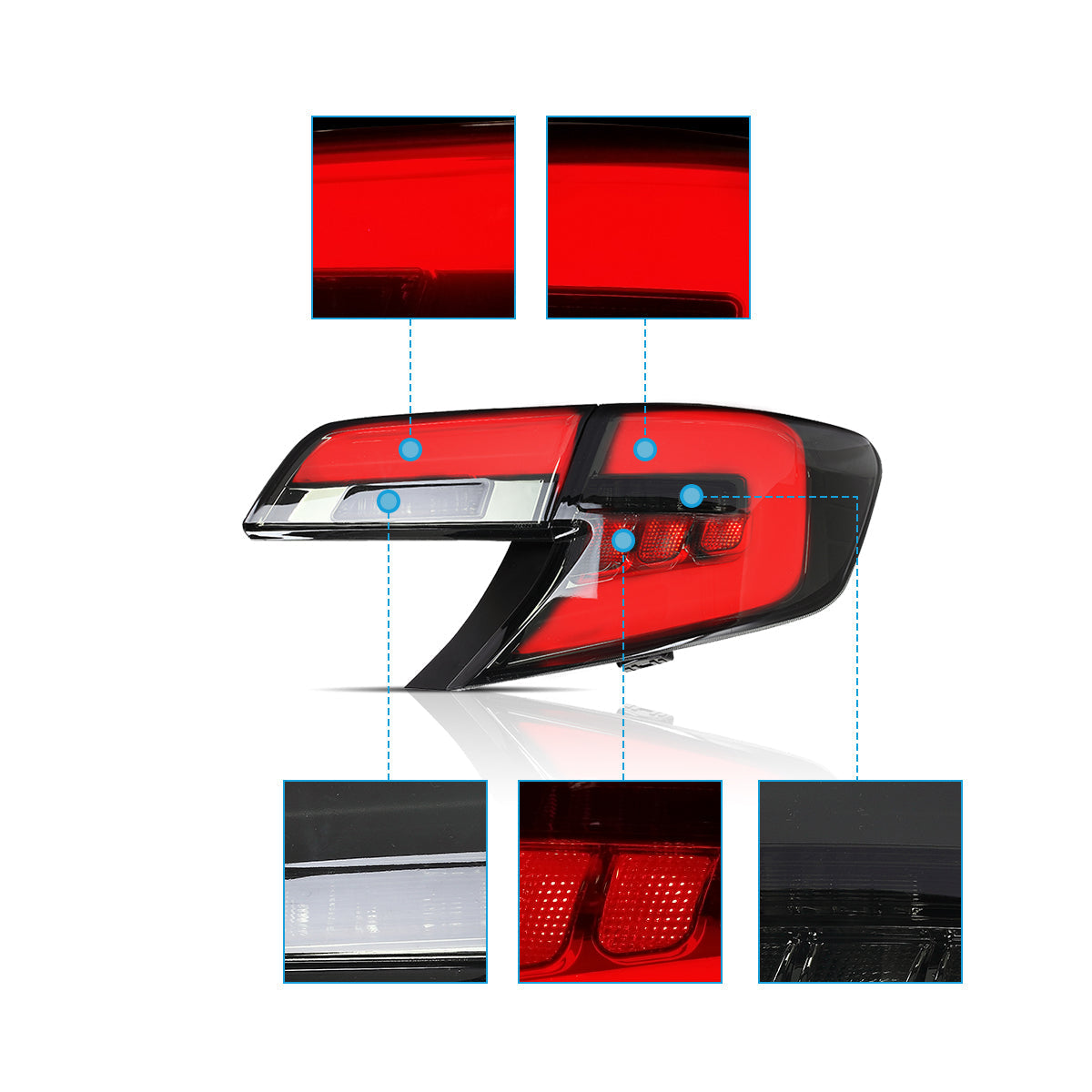 LED Tail Lights for Toyota Camry Sedan 2012–2014