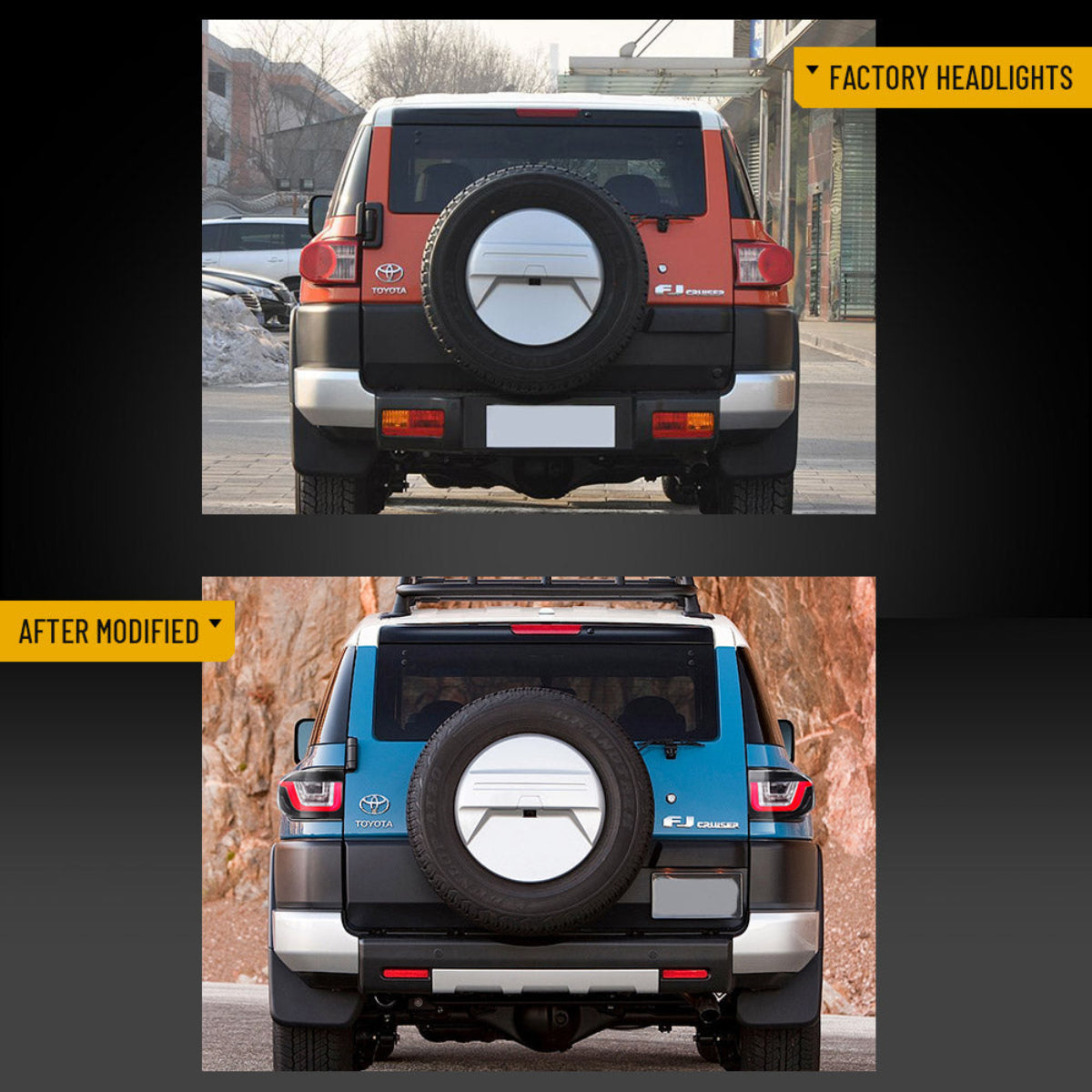 LED Tail Lights for Toyota FJ Cruiser 2006–2022