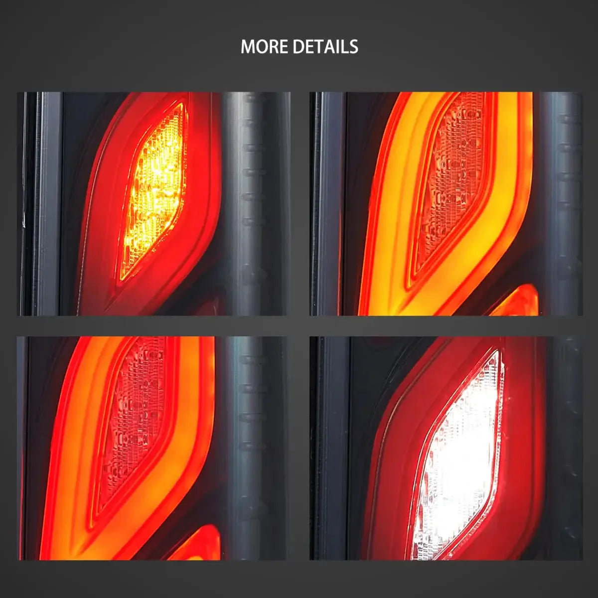 Toyota Hiace With Startup Animation LED Tail Lights 2005–2019
