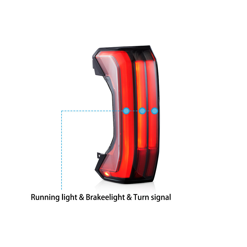 LED Tail Lights for Toyota Tundra with Start-up Animation 2022–2024