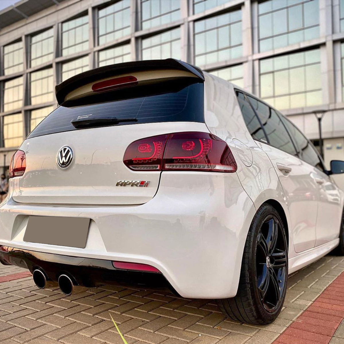 MK6R Style Tail Lights installed - red