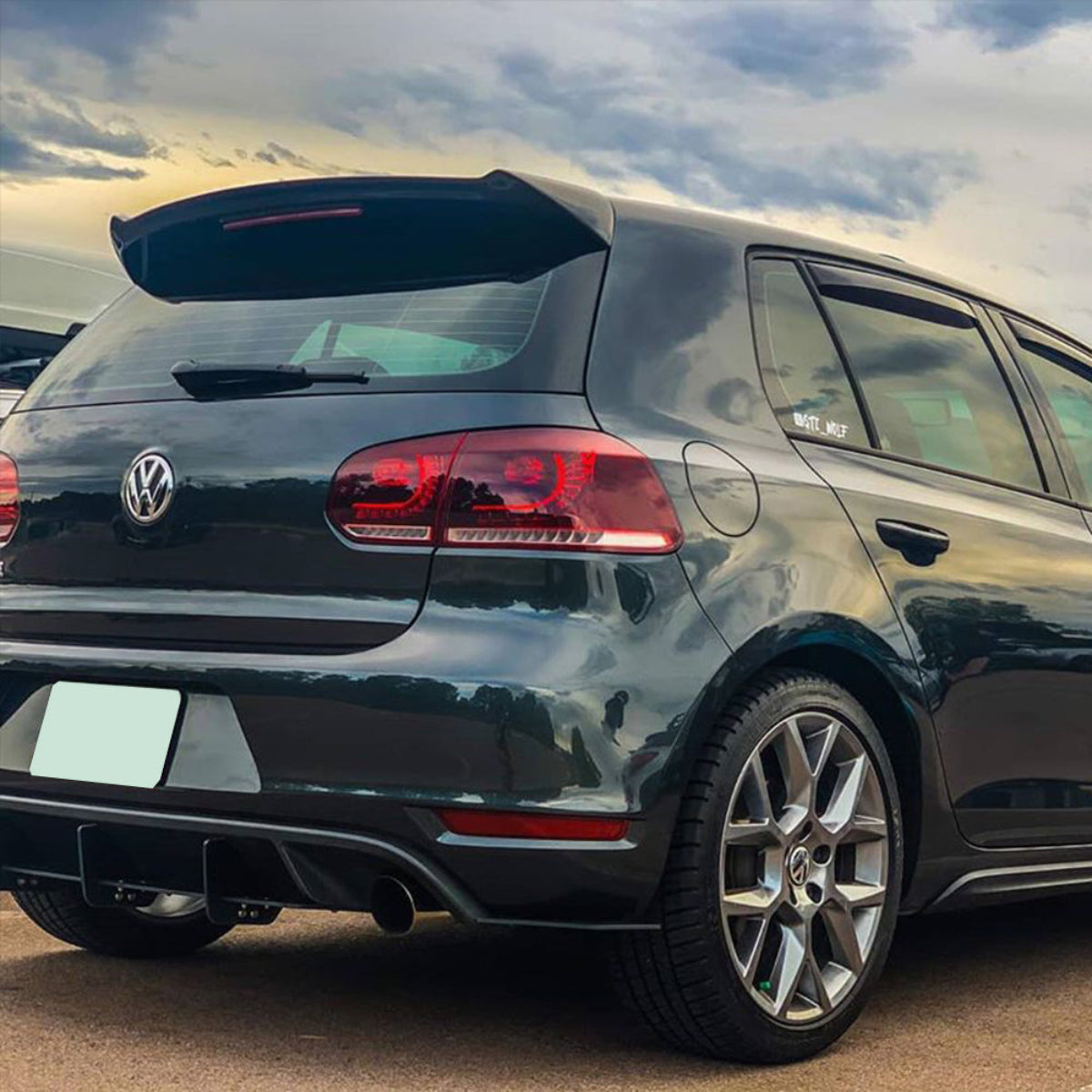 MK6R Style Tail Lights installed on VW Golf MK6