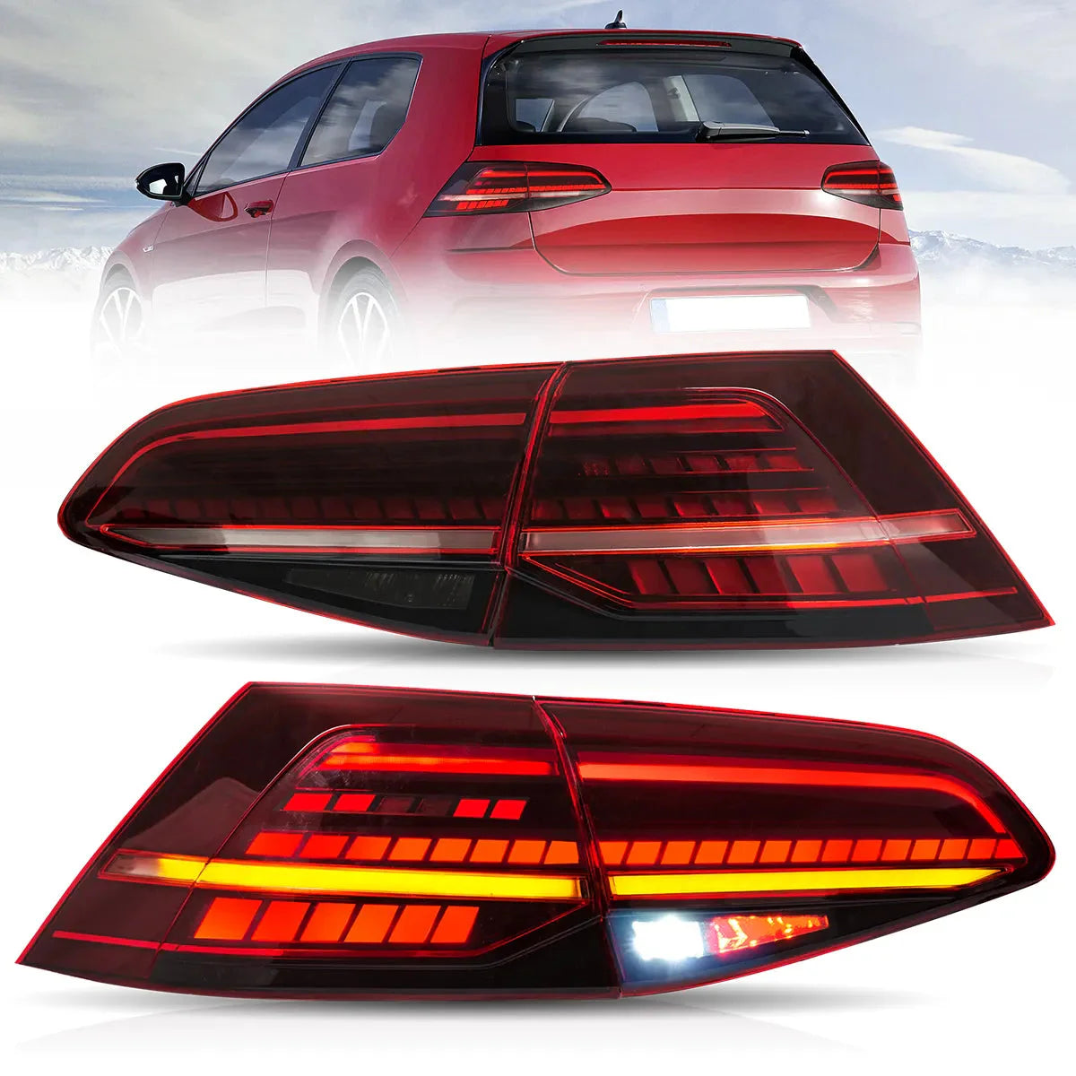 LED Tail Lights for Volkswagen Golf MK7 & 7.5 2013–2021