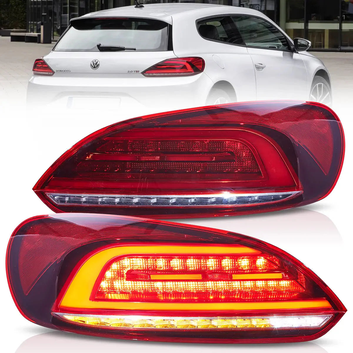 LED Tail Lights for Volkswagen Scirocco 2009–2014