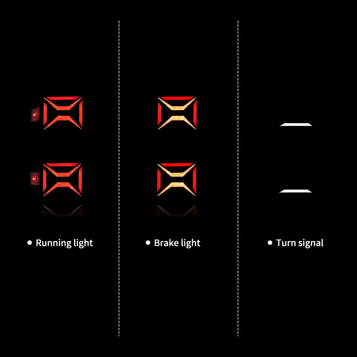 LED Tail Lights for GMC Sierra 1500 2500HD 3500HD 2014–2018