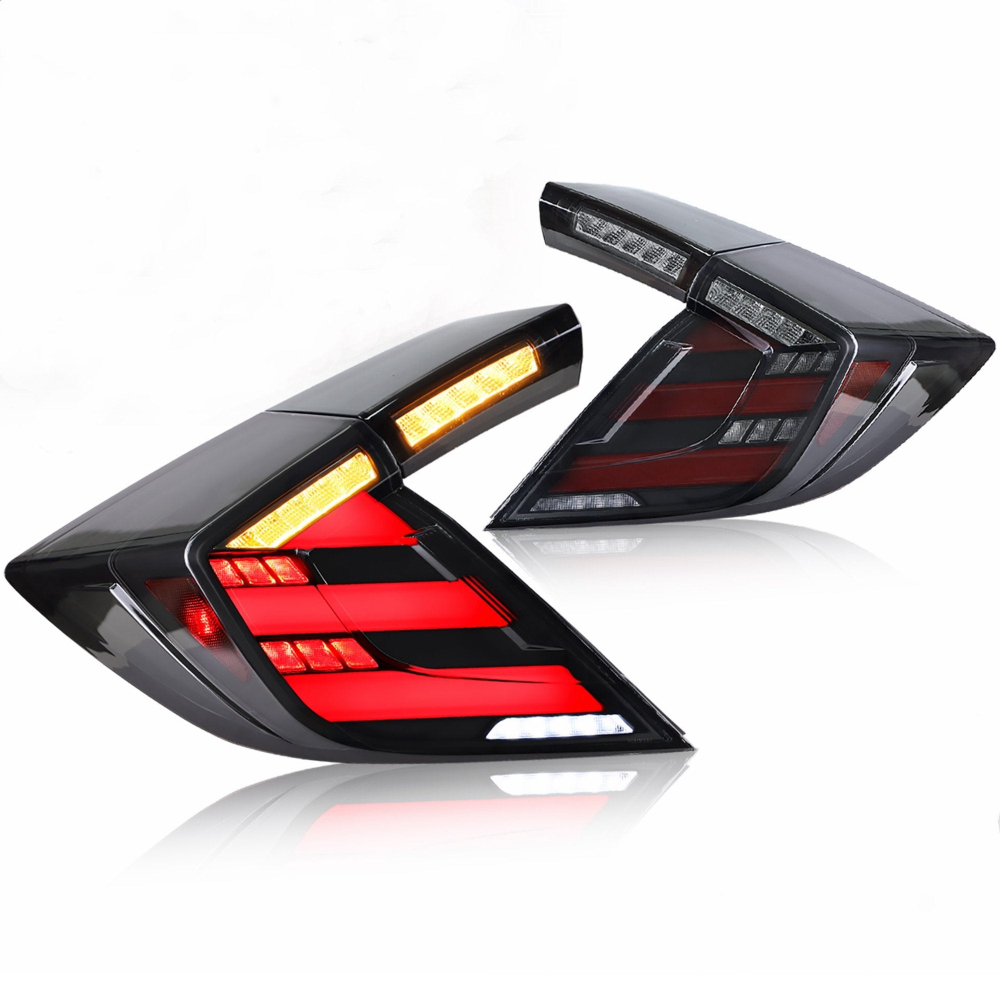 HONDA CIVIC HATCH SEQUENTIAL MUGEN STYLE LED TAIL LIGHTS (2017-2021)