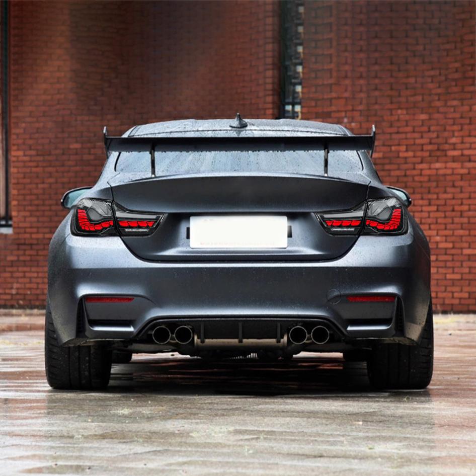 BMW M4 F82 & 4 SERIES OLED GTS / CS STYLE SEQUENTIAL TAIL LIGHTS (2014-2020)