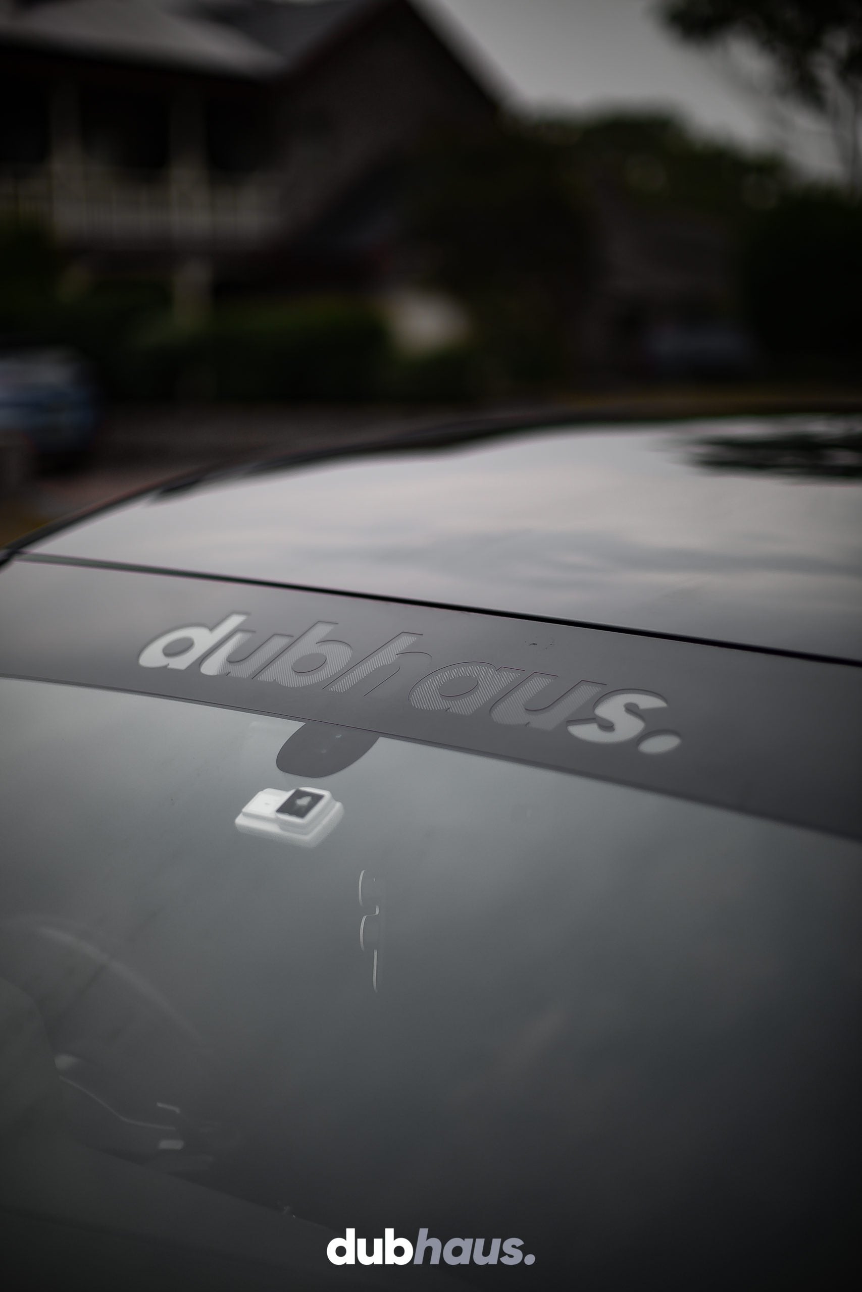 dubhaus. Negative Cut Out Sunstrip Banner
