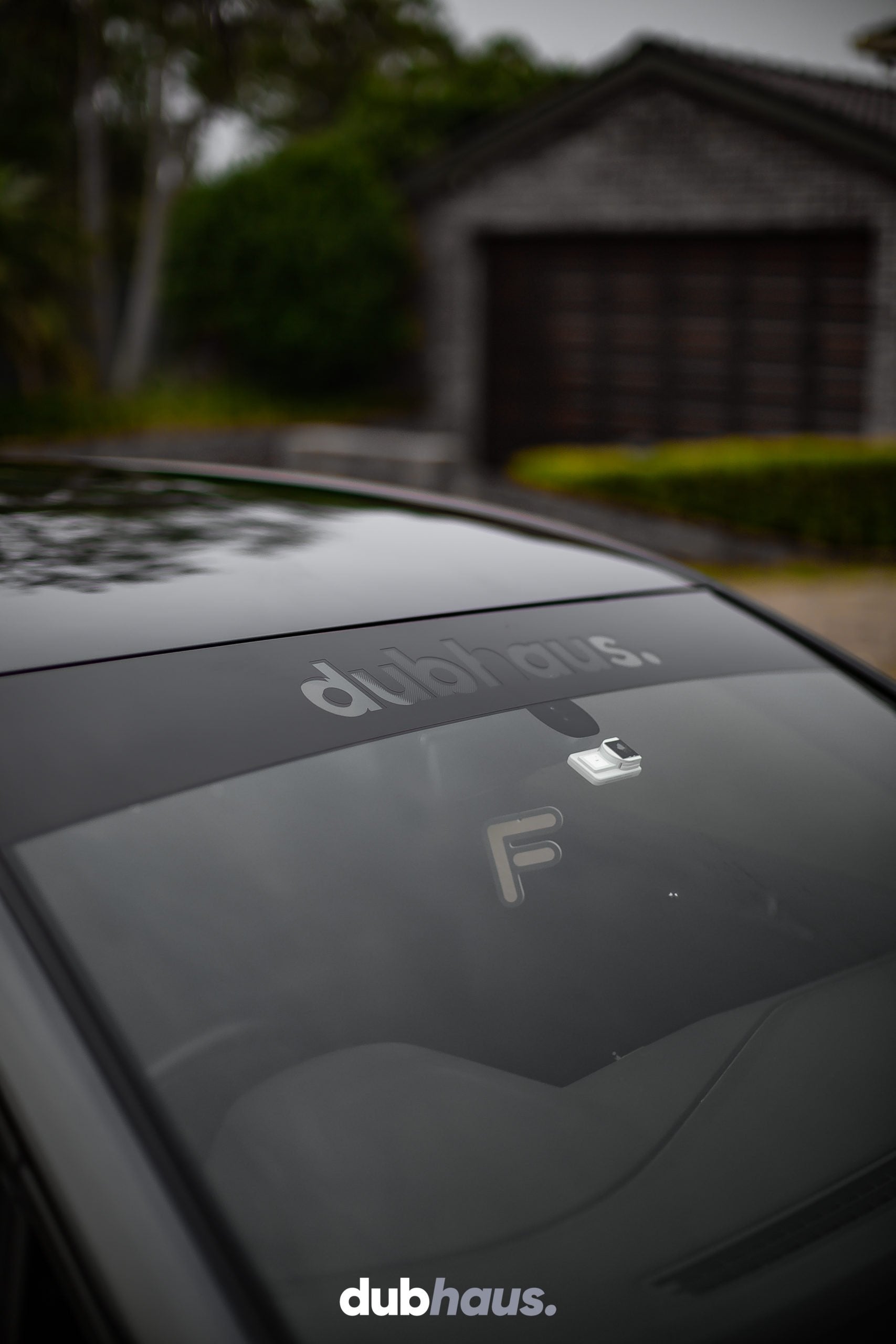 dubhaus. Negative Cut Out Sunstrip Banner