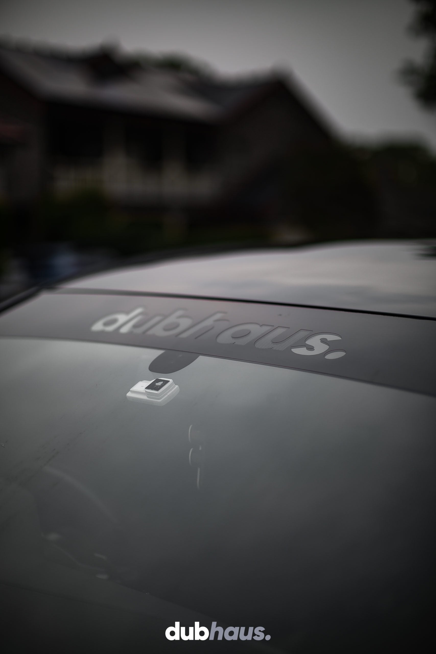 dubhaus. Negative Cut Out Sunstrip Banner